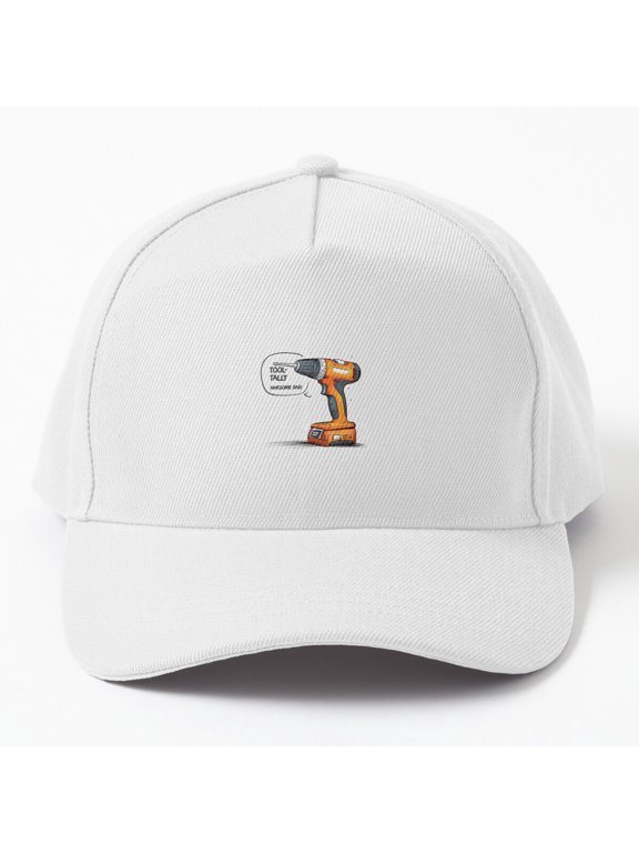 Let's Drill Baseball Hat, Father's Day Handyman Tool Wordplay, Awesome Dad Gift Cap