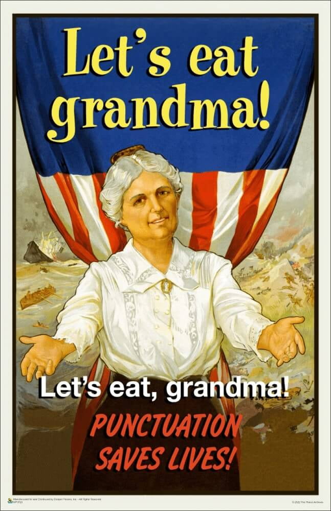 Let s Eat Grandma Vintage War Ad Mini Poster 11 5 X 17 5 Laminated let-s-eat-grandma-vintage-war-ad-mini-poster-11-5-x-17-5-laminated