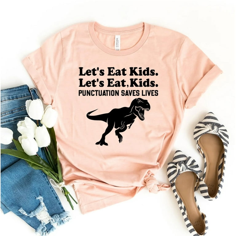 Funny Teacher T-Shirt Punctuation Saves Lives Grammar Tee Funny Teacher T-Shirt Punctuation Saves Lives Grammar Tee