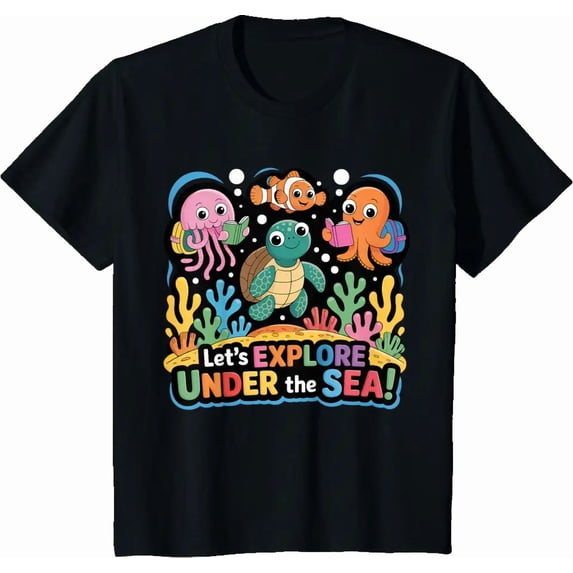 Let's Explore Under The Sea Back To School Student Teacher T-Shirt