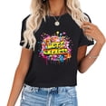 thumbnail image 1 of Let's Express Old School Graffiti Style Funny Graffiti Fashion Graphic Tees for Women – Short Sleeve Shirt with Unique Design Back To School Gifts, 1 of 5