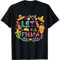 thumbnail image 1 of Let's Fiesta Cinco De Mayo Mexican Guitar Fiesta T-Shirt, 1 of 4