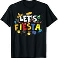 thumbnail image 1 of Let's Fiesta Shirt | Cool Mexican Party Decoration Tee Gift, 1 of 4