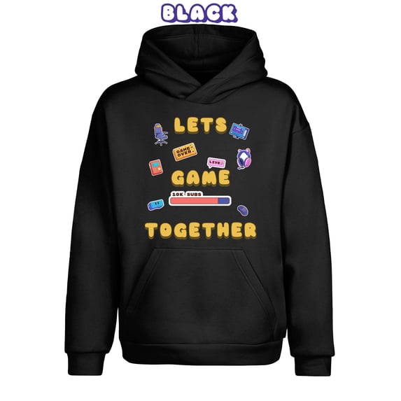 Let's Game Together Pullover Urban Hoodie