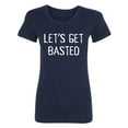 thumbnail image 1 of Let's Get Basted Womens crewneck tee, 1 of 2