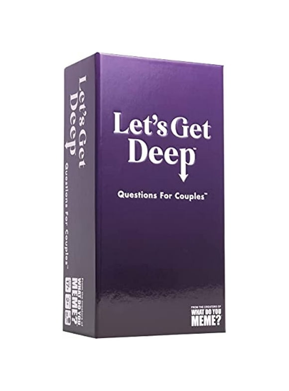 Let's Get Deep - The Adult Party Game for Couples by What Do You Meme?®