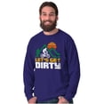 thumbnail image 1 of Let's Get Dirty Mountain Bike Outdoor Long Sleeve TShirt Men Women Brisco Brands 3X, 1 of 6