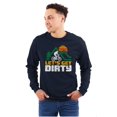 thumbnail image 1 of Let's Get Dirty Mountain Bike Outdoor Plus Size Long Sleeve Graphic Tee Shirt Brisco Brands 2X, 1 of 5