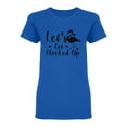 thumbnail image 1 of Let's Get Flocked Up Design Shaped T-Shirt Women -Image by Shutterstock, Female Small, 1 of 2