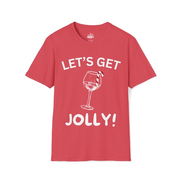 Let's Get Jolly - Christmas Funny Unisex Softstyle T-Shirt