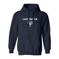 thumbnail image 1 of Let's Get Lit (Menorah) Adult Hooded Sweatshirt, 1 of 3