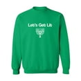 thumbnail image 1 of Let's Get Lit (Menorah) Crewneck Sweatshirt, 1 of 3