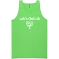 thumbnail image 1 of Let's Get Lit (Menorah) Neon Tank Top, 1 of 1