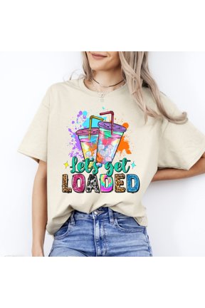 Let's Get Loaded Summer Ice Graphic T-Shirt