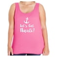 thumbnail image 1 of Let's Get Nauti Womens Tank Top, 1 of 1