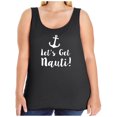 thumbnail image 1 of Let's Get Nauti Womens Tank Top, 1 of 1