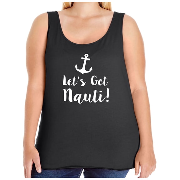 Let's Get Nauti Womens Tank Top