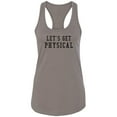 thumbnail image 1 of Let's Get Physical Racerback Tank, 1 of 2