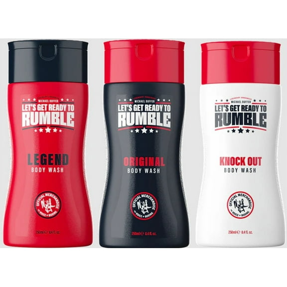 Let's Get Ready To Rumble Body Wash For Men Variety Pack - 3x 8.4 fl. oz.
