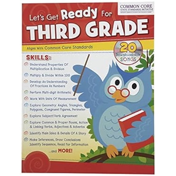 Pre-Owned Let's Get Ready for Third Grade, 9781620023556, 1620023555, Paperback,
