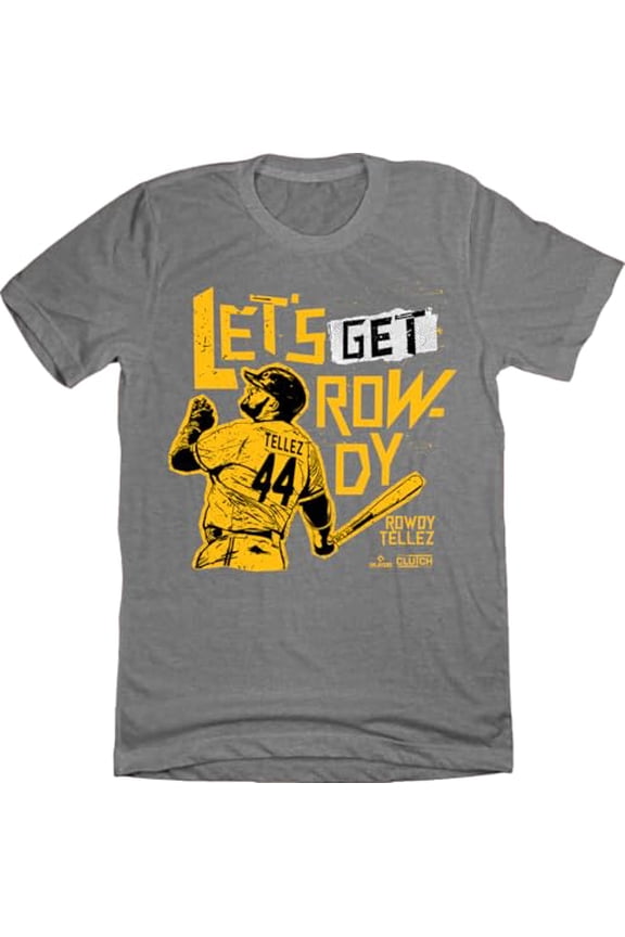 Let's Get Rowdy Tellez Graphite Heather Youth T-Shirt YM