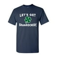 thumbnail image 1 of Let's Get ShamROCKED! Shamrock St. Patrick's Day Funny DT Adult T-Shirt Tee, 1 of 2