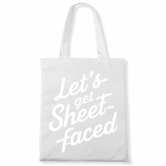 Let's Get Sheet-Faced Lollipop Sweets Gift Halloween S Canvas Bag 2Pcs