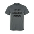 thumbnail image 1 of Let's Get Smashed! Adult Short Sleeve T-shirt, 1 of 4
