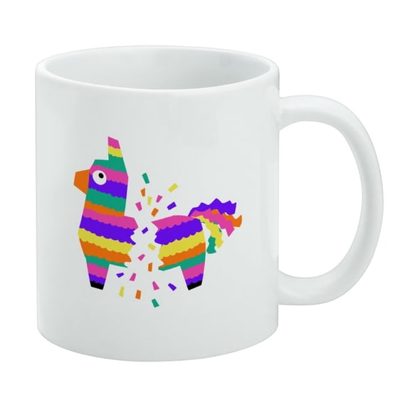 Let's Get Smashed Pinata Drinking Funny White Mug