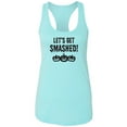 thumbnail image 1 of Let's Get Smashed! Racerback Tank, 1 of 3