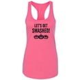 thumbnail image 1 of Let's Get Smashed! Racerback Tank, 1 of 2