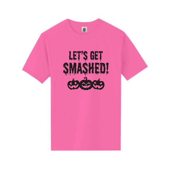 Let's Get Smashed! Short Sleeve Neon T-Shirt