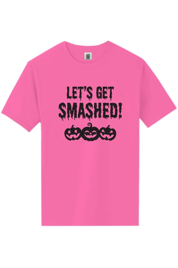 Let's Get Smashed! Short Sleeve Neon T-Shirt