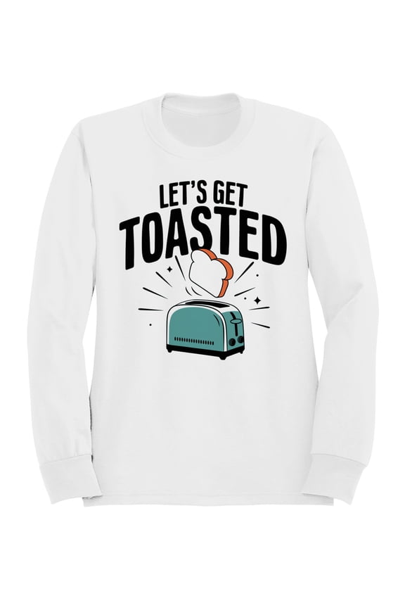Let’s Get Toasted Toaster Art Men's Sweatshirt