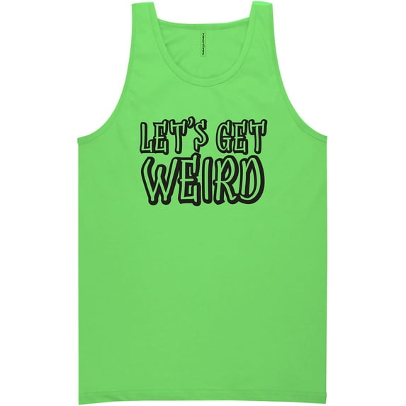 Let's Get Weird Neon Tank Top