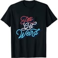 thumbnail image 1 of Let's Get Weird Sweet Music Festival Party Typography Design Sweatshirt Black 2X-Large, 1 of 5