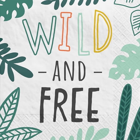 Let's Get Wild Beverage napkins (16)