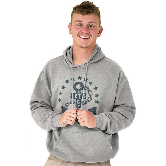 Let's Get Wrecked Summer Beach Anchor Unisex Plus Fleece Graphic Hoodie Brisco Brands 3X