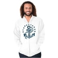 thumbnail image 1 of Let's Get Wrecked Summer Beach Anchor Zip Up Hoodie Men's Women's Brisco Brands X, 1 of 6