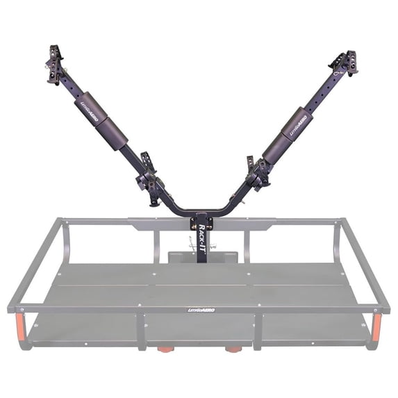 Let's Go Aero Rack-It 2 Bike Accessory Carrier, Metal Cargo Rack, 80 lb Capacity, Black