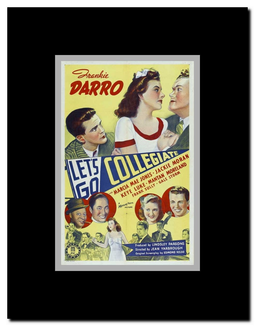 Let's Go Collegiate Framed Movie Poster