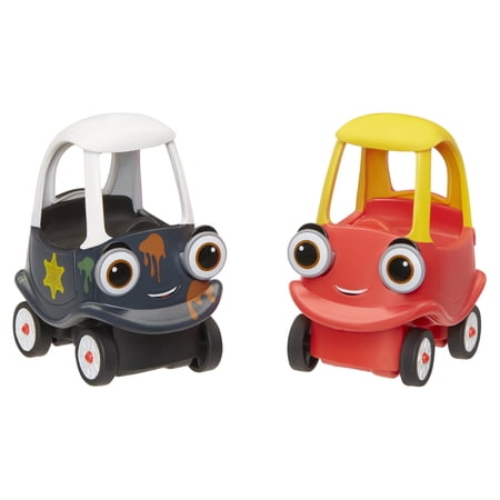 Little Tikes Let’s Go Cozy Coupe 2pk Mini Color Change Vehicles for Tabletop or Floor Push Play Car Fun and Color Change for Toddlers, Boys, Girls 3+ Years