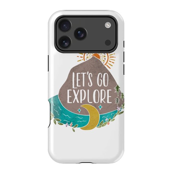 Let’s Go Explore Travel Adventure Wanderlust Case for iPhone 17 to 11 Pro Max