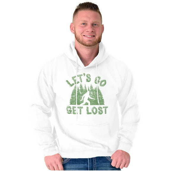 Let's Go Get Lost Bigfoot Legend Myth Hoodie Sweatshirt Women Men Brisco Brands S