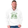 thumbnail image 1 of Let's Go Get Lost Bigfoot Legend Myth Unisex Plus Fleece Graphic Hoodie Brisco Brands 2X, 1 of 5
