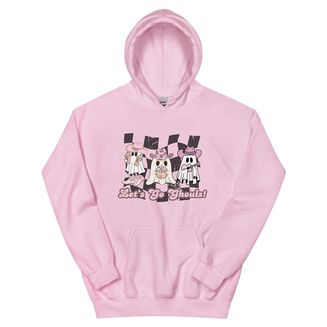 Let’s Go Ghouls Halloween Hoodie, Spooky Cute Ghost Pullover Hoodie ...