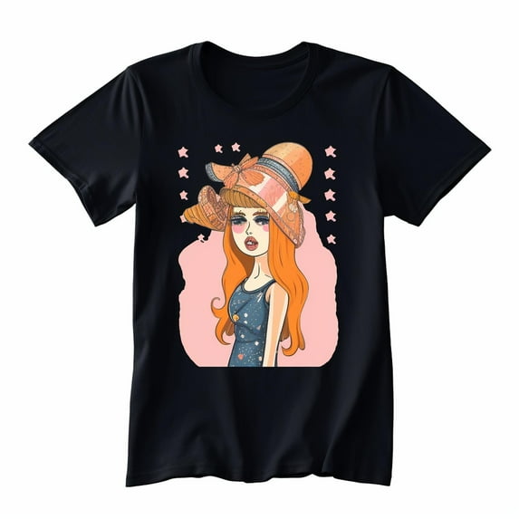 Let's Go Girls Retro Cowgirls Bride Bridesmaid Bachelorette T-Shirt Men's T-shirt New Cotton Black Tee XS-5XL