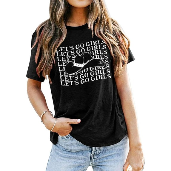 Let's Go Girls T Shirt Women Nashville Bachelorette Party Shirts Bride Gifts Wedding Vacation Tops