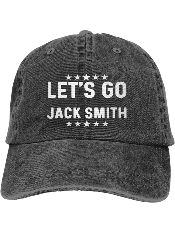 Let's Go Jasks Smith Baseball Cap for Women Men Snapback Hat Breathable Cap
