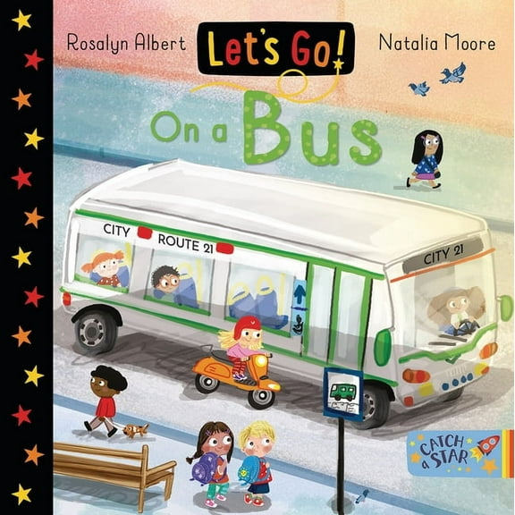 Let's Go! Let's Go on a Bus, (Board Book)